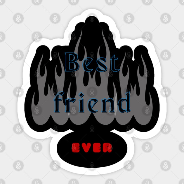 best friend Sticker by bahullah_art